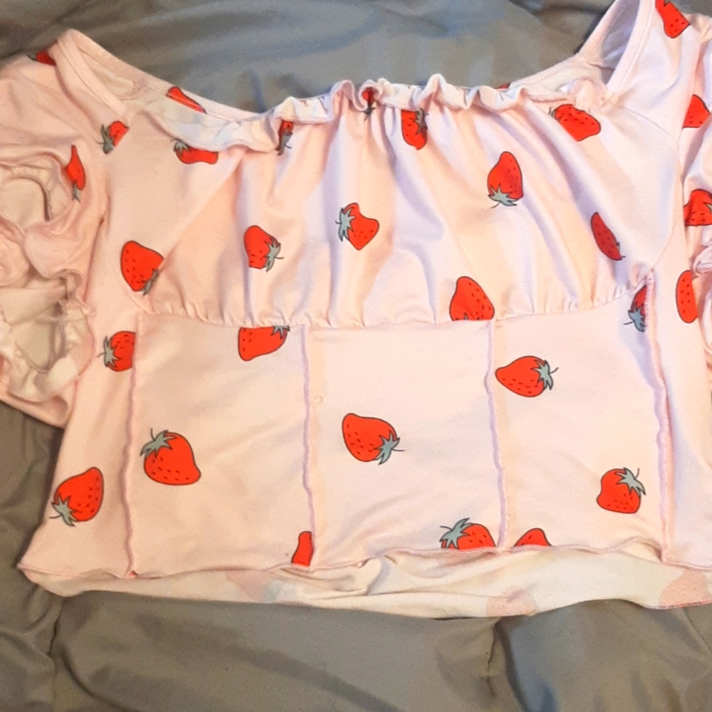 Cute strawberry top